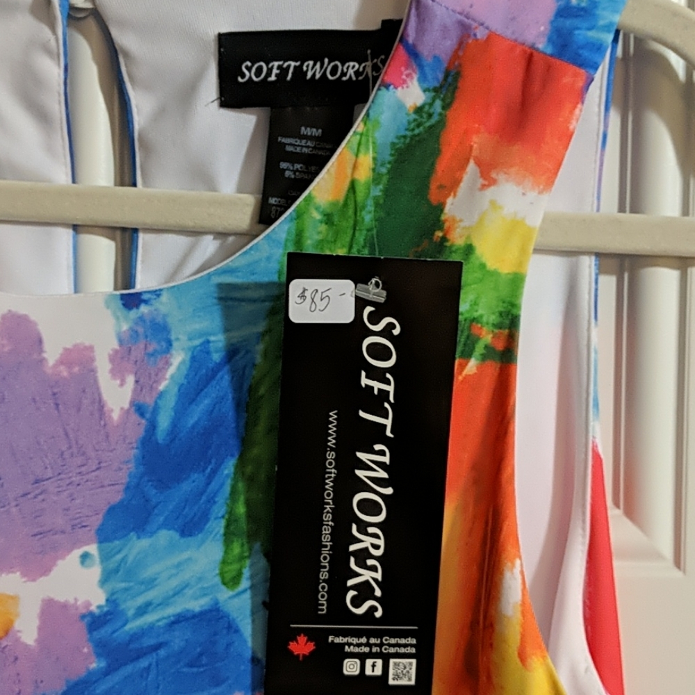 A-line Multi-Color Dress - Picture 2 of 2